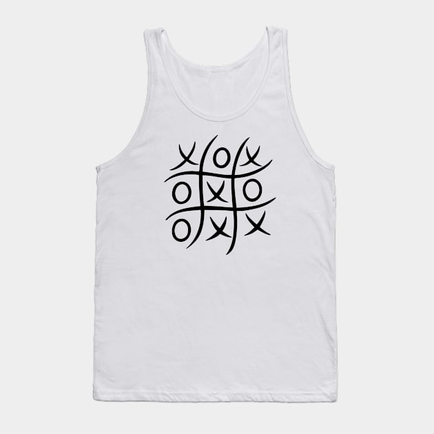 Tic tac toe Tank Top by Frenzy Fox